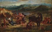 Eugene Delacroix Ovid among the Scythians oil painting